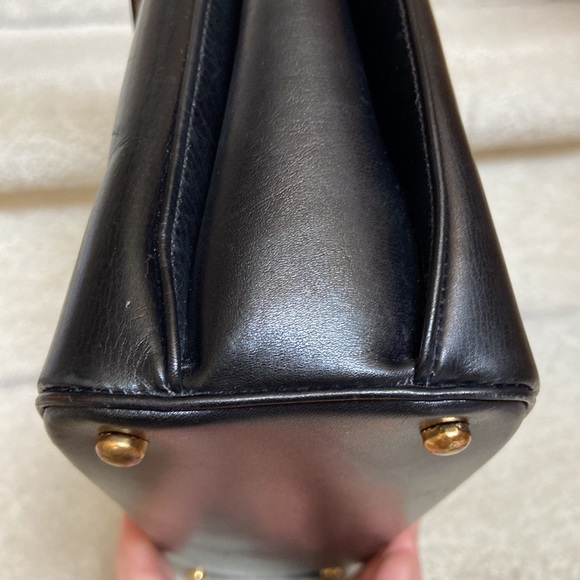 vintage henry birks & sons leather handbag - Picture 9 of 16